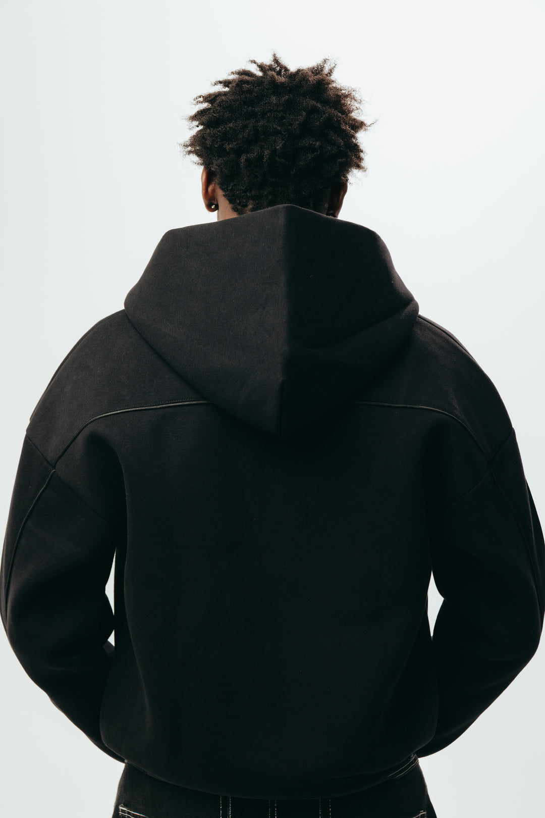 TBP ZIP HOODIE - BLACK
